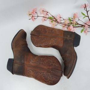 Girls Ariat Brown Leather Legend Western Boot 13.5